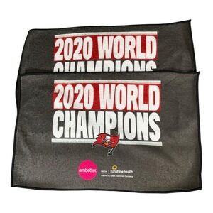 Tampa Bay Buccaneers NFL Towel 2020 Super Bowl Champions Collectible Set of 2